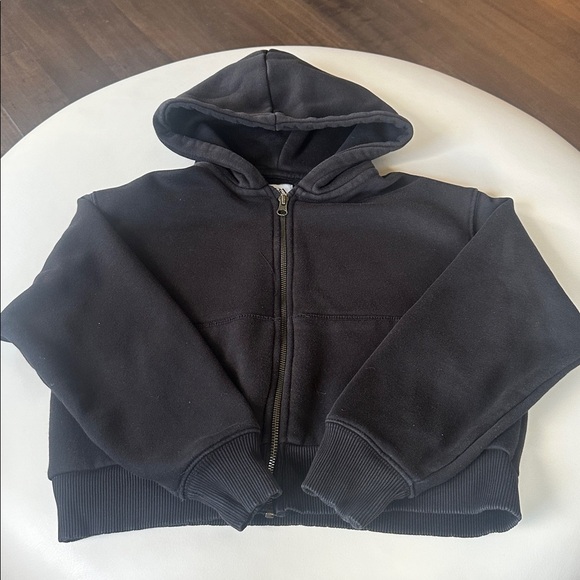 Zara Kids black  Zip-Up Hoodie 11-12yr - Picture 2 of 4